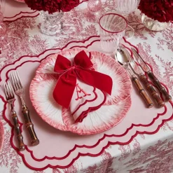 Valérie Pink Placemats & Napkins (Set of 4)
