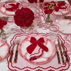 Valérie Pink Placemats & Napkins (Set of 4)