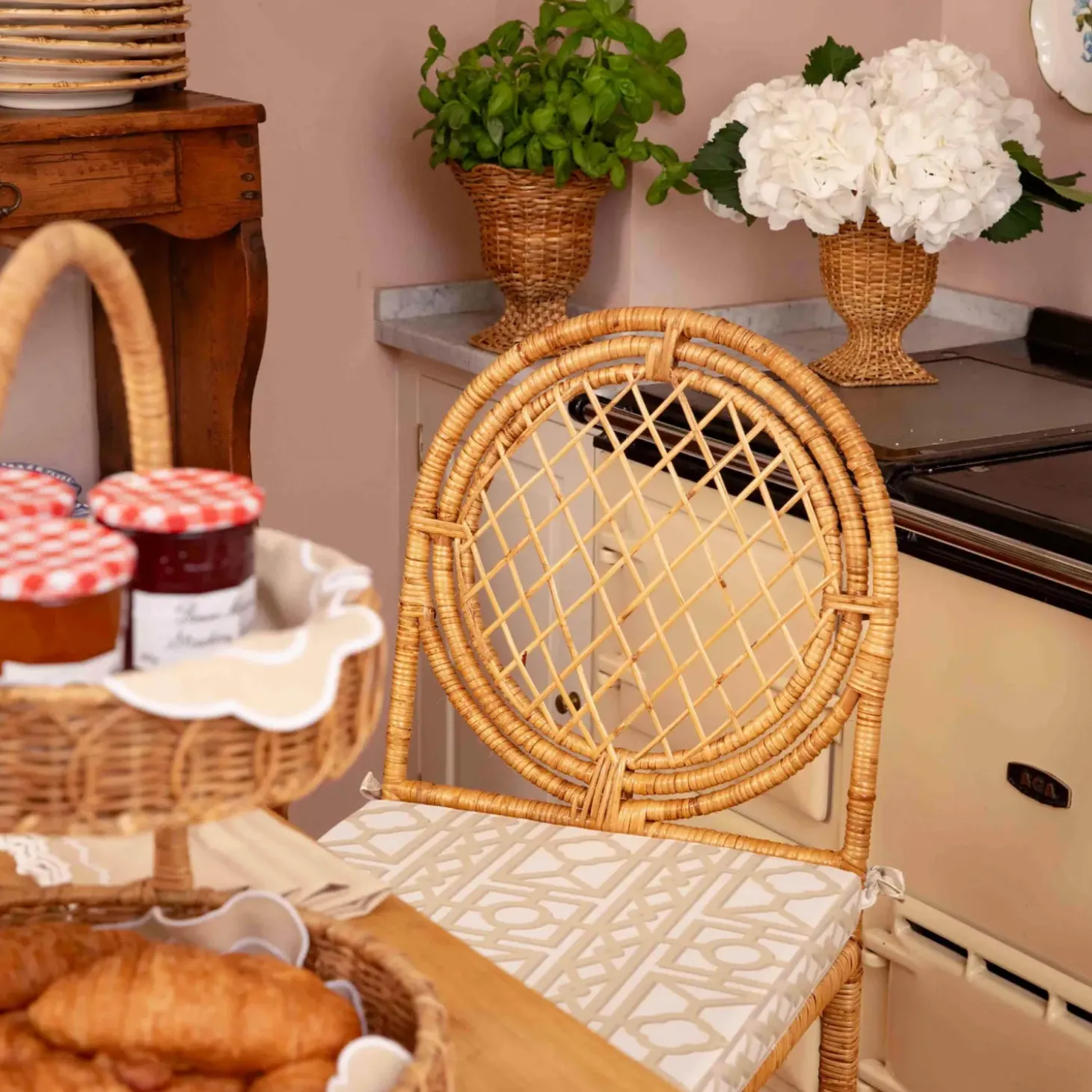 Vivienne Rattan Bar Stool