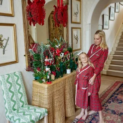 Vivienne Rattan Scalloped Console Table