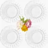 White Lace Dinner & Starter Plates (Set of 8)