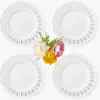 White Lace Starter Plates (Set of 4)
