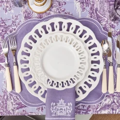 White Lace Starter Plates (Set of 4)