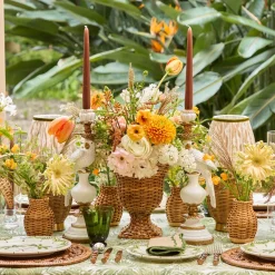 White Parrot Candle Holder (Pair)