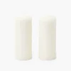 White Pillar Candle (Pair)