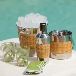 Wicker Champagne Bucket
