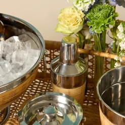 Wicker Cocktail Shaker