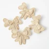 Wicker Napkin Bows (Set of 4)
