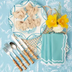 Wicker Napkin Bows (Set of 4)
