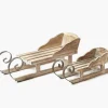 Wooden Sleigh (Set of 2)