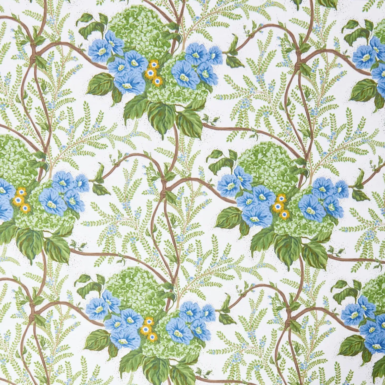Yellow Lady Isabella's Garden Fabric