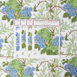 Yellow Lady Isabella's Garden Fabric